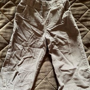 Gray corduroy pants, 18m